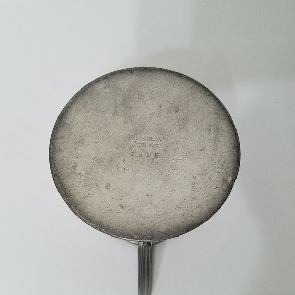 Vintage Cream and Sugar Set Marked Priscilla Pewter 4056 Art Deco - Picture 8 of 9